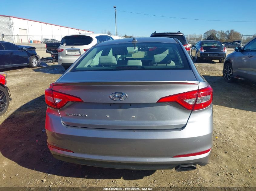 2016 Hyundai Sonata Se VIN: 5NPE24AF7GH342309 Lot: 43929366