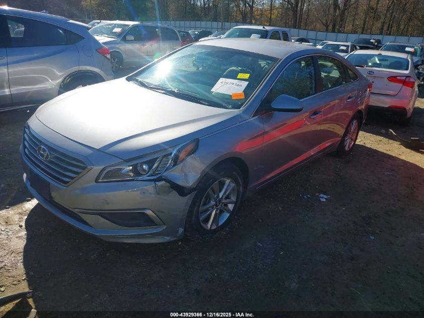 2016 Hyundai Sonata Se VIN: 5NPE24AF7GH342309 Lot: 43929366