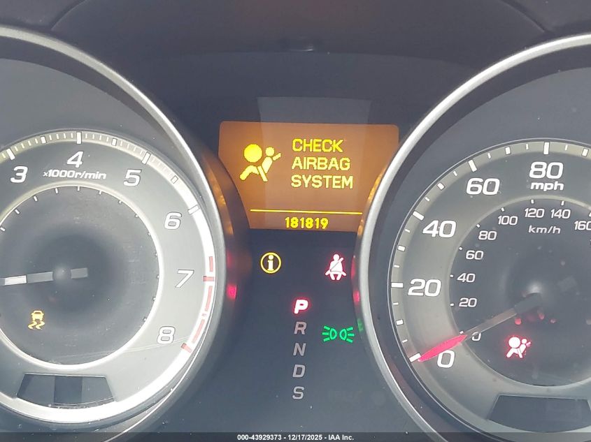 2012 Acura Mdx VIN: 2HNYD2H20CH533226 Lot: 43929373