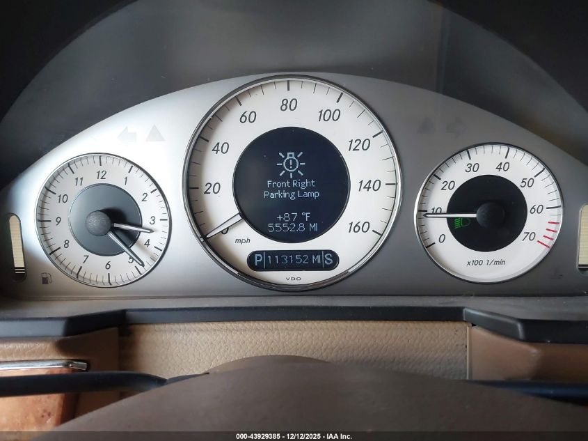 2009 Mercedes-Benz E 350 4Matic VIN: WDBUF87X89B437732 Lot: 43929385