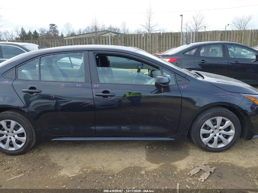 2022 Toyota Corolla Le VIN: 5YFEPMAE0NP386970 Lot: 43929387