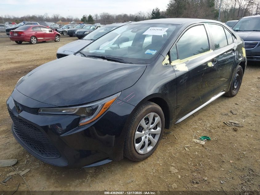 2022 Toyota Corolla Le VIN: 5YFEPMAE0NP386970 Lot: 43929387