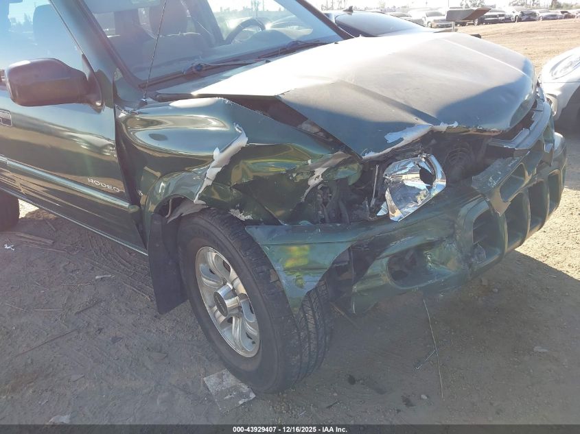 2000 Isuzu Rodeo Ls/Lse/S 3.2L VIN: 4S2CK58W5Y4343165 Lot: 43929407