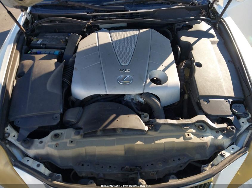 2006 Lexus Is 350 VIN: JTHBE262462006149 Lot: 43929418