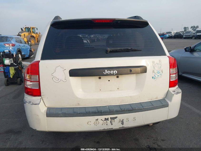 2008 Jeep Compass Sport VIN: 1J8FT470X8D778639 Lot: 43929424