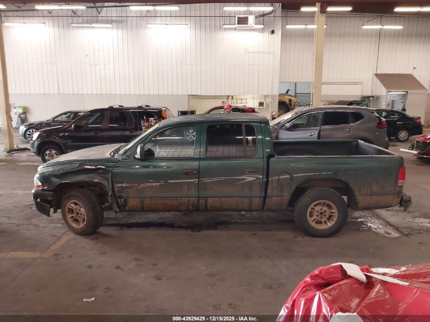 2000 Dodge Dakota Slt/Sport VIN: 1B7GL2AN7YS723243 Lot: 43929429