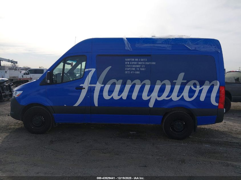 2025 Mercedes-Benz Sprinter 2500 Standard Roof 4-Cyl Diesel VIN: W1Z4KFHY9SP788383 Lot: 43929441