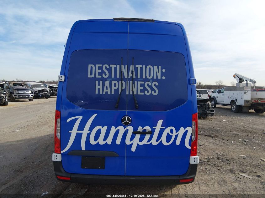 2025 Mercedes-Benz Sprinter 2500 Standard Roof 4-Cyl Diesel VIN: W1Z4KFHY9SP788383 Lot: 43929441