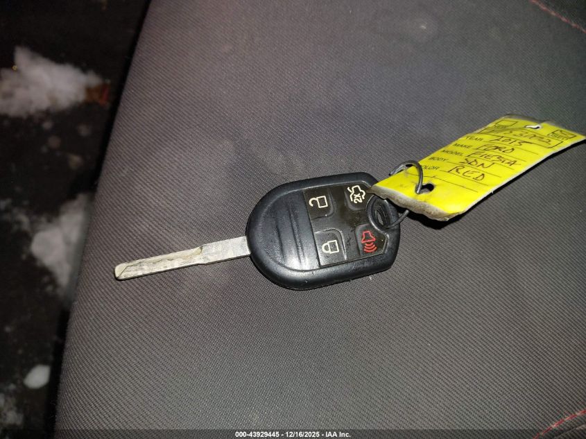 2015 Ford Fiesta Se VIN: 3FADP4BJ2FM153002 Lot: 43929445