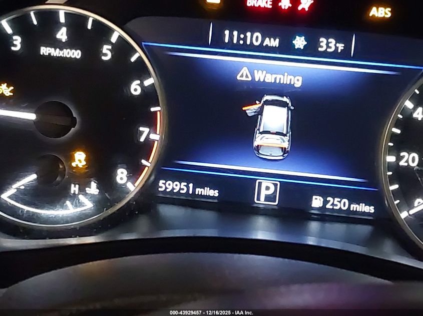 2019 Nissan Murano S VIN: 5N1AZ2MS8KN166219 Lot: 43929457