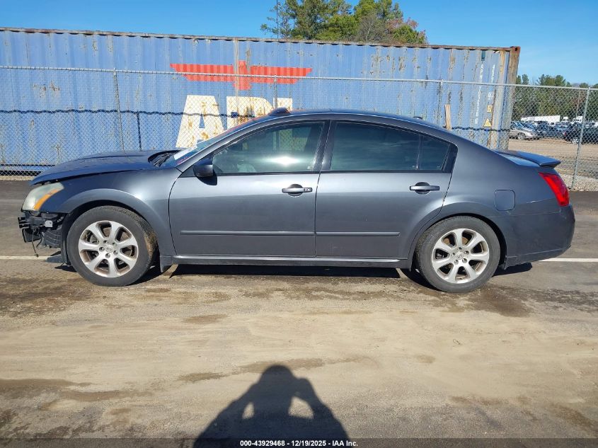 2008 Nissan Maxima 3.5 Sl VIN: 1N4BA41E18C832258 Lot: 43929468