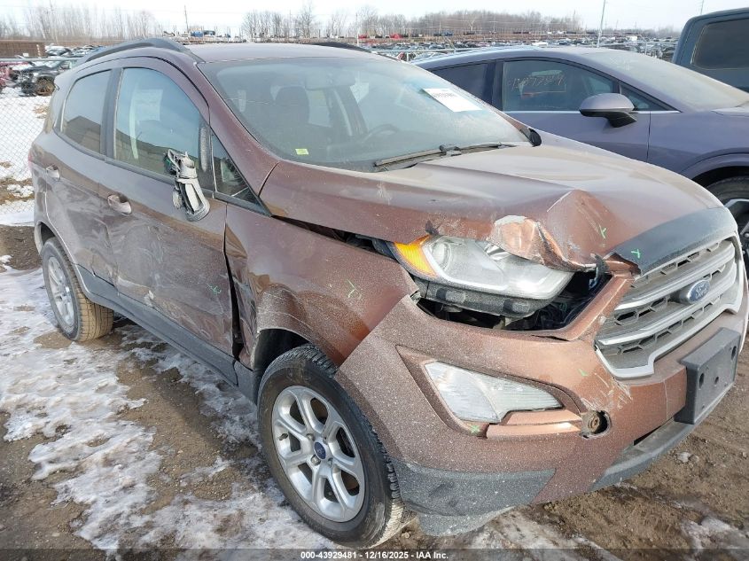 2019 Ford Ecosport Se VIN: MAJ6S3GL8KC295085 Lot: 43929481