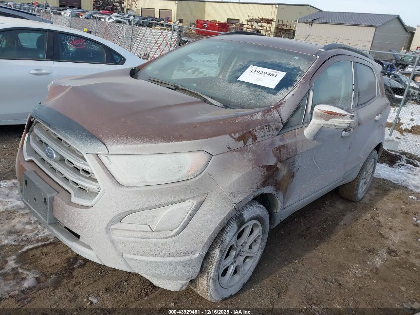 2019 Ford Ecosport Se VIN: MAJ6S3GL8KC295085 Lot: 43929481