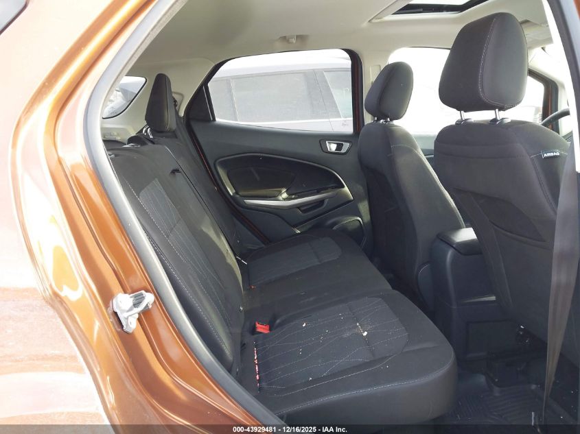 2019 Ford Ecosport Se VIN: MAJ6S3GL8KC295085 Lot: 43929481