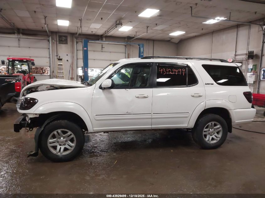 2003 Toyota Sequoia Limited V8 VIN: 5TDBT48A73S188568 Lot: 43929499