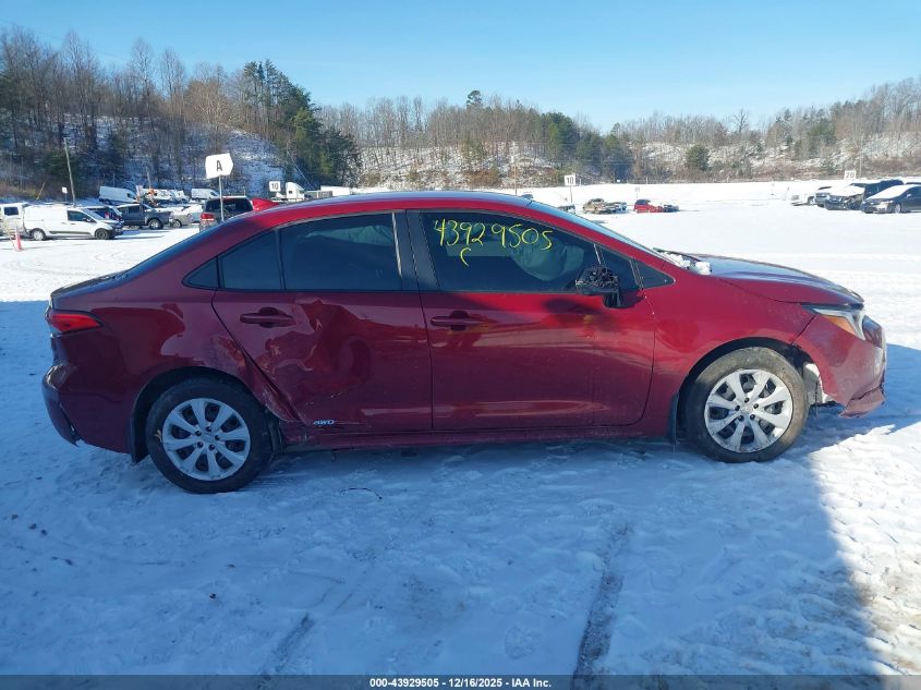 2024 Toyota Corolla Hybrid Le VIN: JTDBDMHE4RJ008677 Lot: 43929505