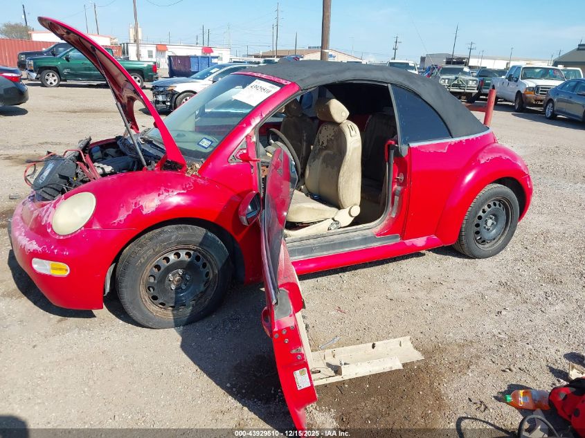 2005 Volkswagen New Beetle Gl VIN: 3VWBM31Y25M365882 Lot: 43929510