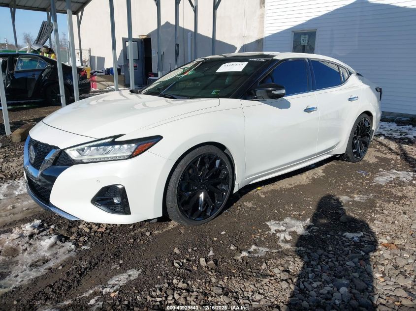 2019 Nissan Maxima 3.5 Platinum VIN: 1N4AA6AV6KC372853 Lot: 43929543