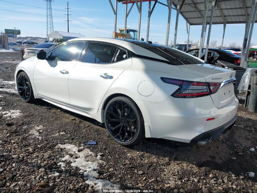 2019 Nissan Maxima 3.5 Platinum VIN: 1N4AA6AV6KC372853 Lot: 43929543
