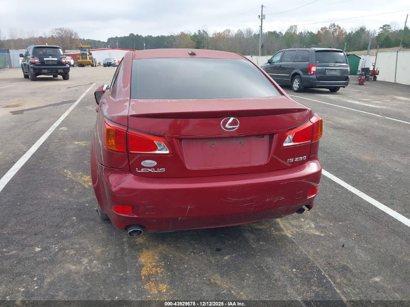 2009 Lexus Is 250 VIN: JTHBK262695096514 Lot: 43929578