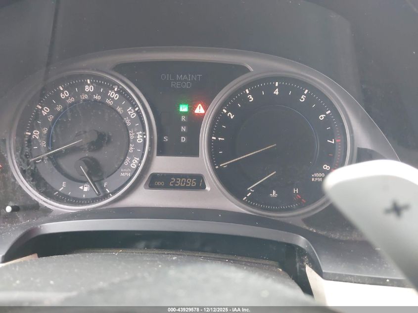 2009 Lexus Is 250 VIN: JTHBK262695096514 Lot: 43929578