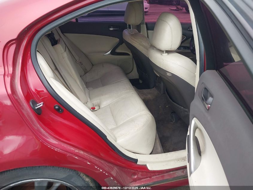 2009 Lexus Is 250 VIN: JTHBK262695096514 Lot: 43929578