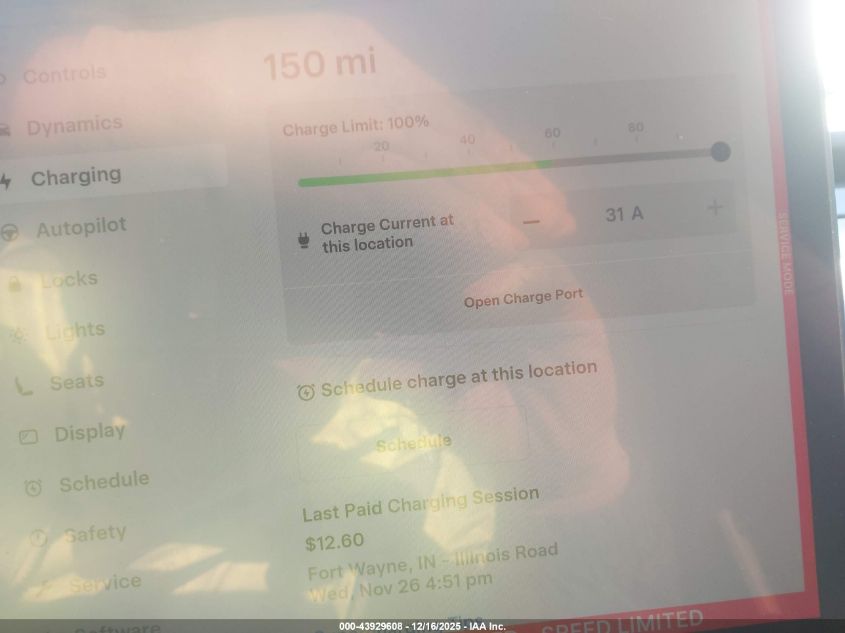 2023 Tesla Model 3 Rear-Wheel Drive VIN: 5YJ3E1EA2PF446992 Lot: 43929608