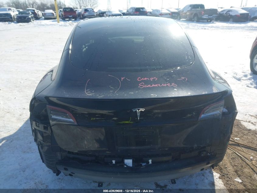 2023 Tesla Model 3 Rear-Wheel Drive VIN: 5YJ3E1EA2PF446992 Lot: 43929608