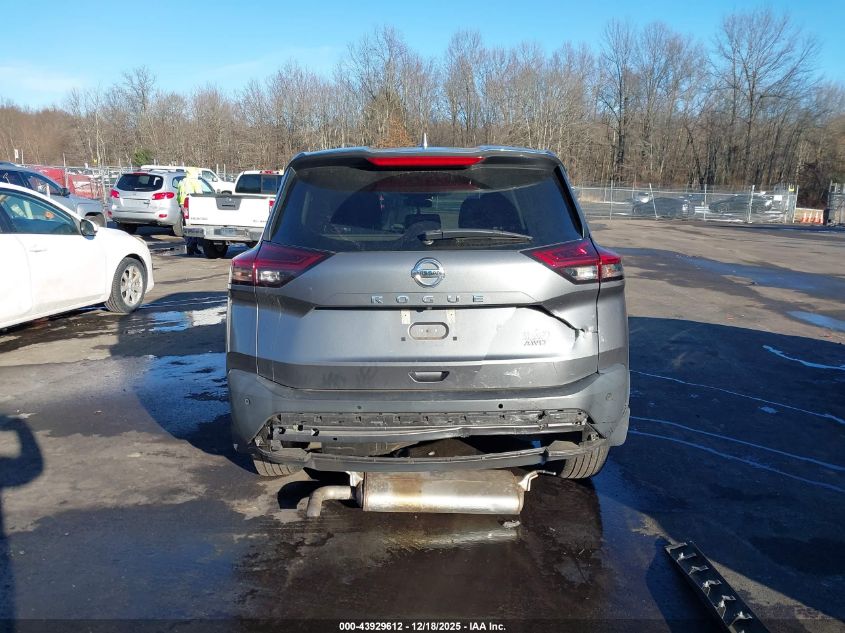 2021 Nissan Rogue S Intelligent Awd VIN: 5N1AT3AB0MC808538 Lot: 43929612