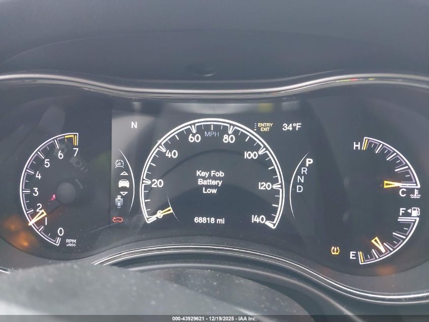 2019 Jeep Grand Cherokee High Altitude 4X4 VIN: 1C4RJFCG7KC570983 Lot: 43929621