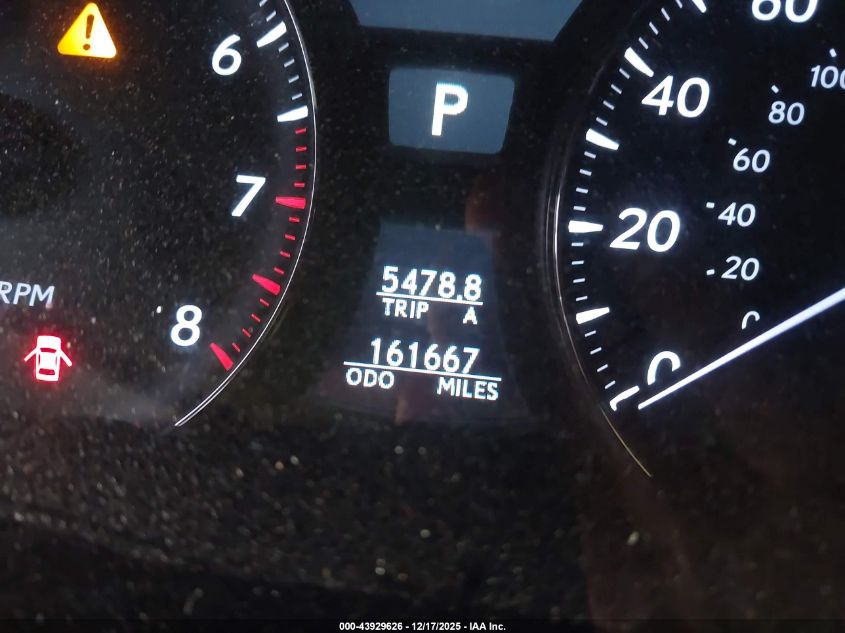 2010 Lexus Ls 460 VIN: JTHBL5EF5A5097063 Lot: 43929626