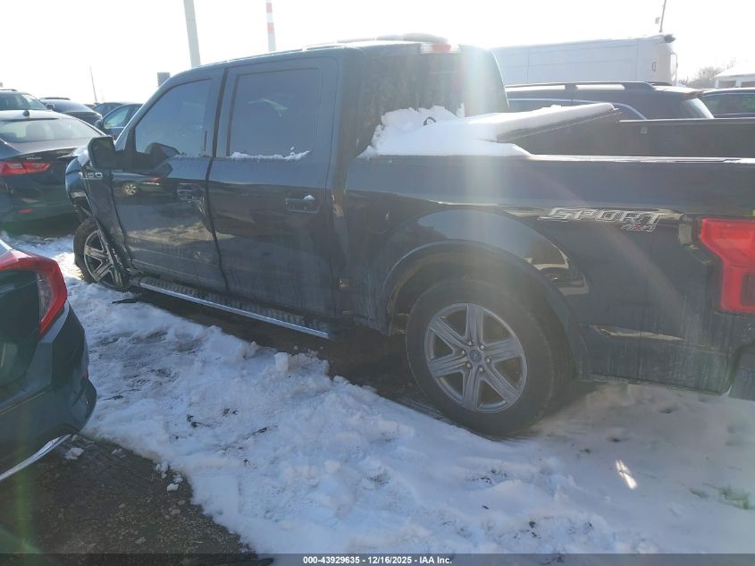 2019 Ford F-150 Lariat VIN: 1FTEW1EP8KFA46143 Lot: 43929635