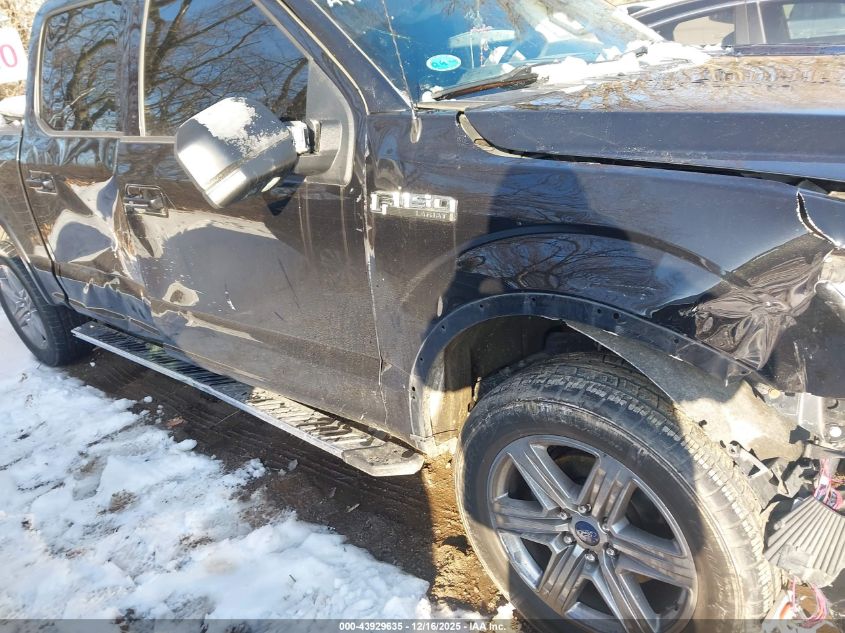 2019 Ford F-150 Lariat VIN: 1FTEW1EP8KFA46143 Lot: 43929635