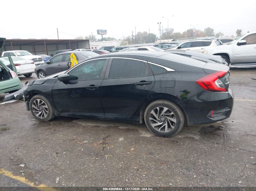 2016 Honda Civic Ex VIN: 19XFC2F71GE051851 Lot: 43929644