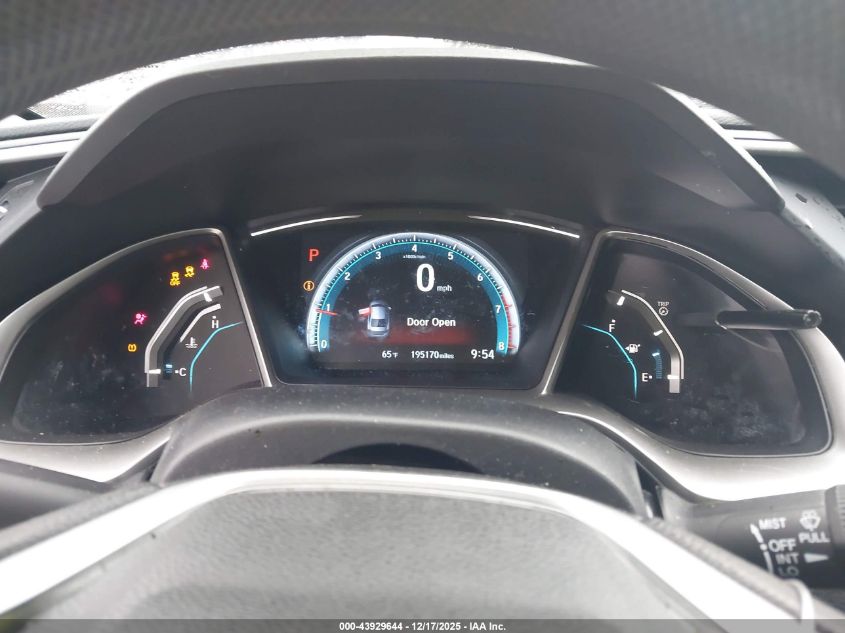 2016 Honda Civic Ex VIN: 19XFC2F71GE051851 Lot: 43929644