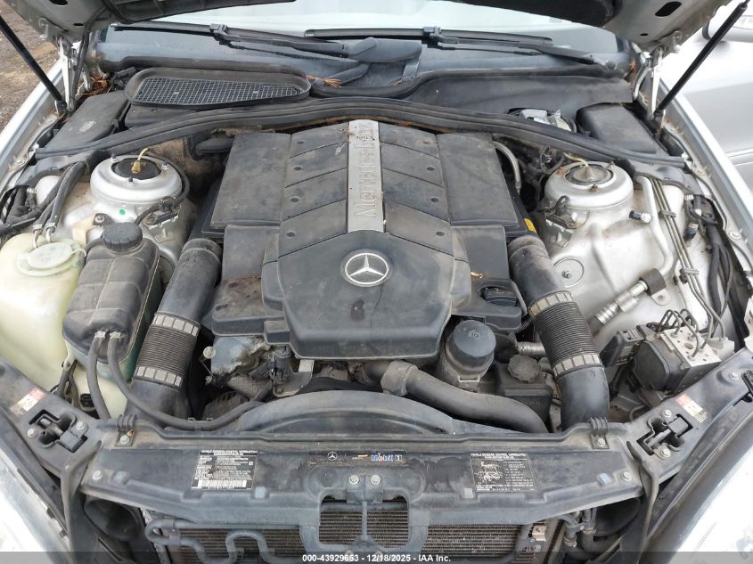 2003 Mercedes-Benz S 500 VIN: WDBNG75J23A317061 Lot: 43929653