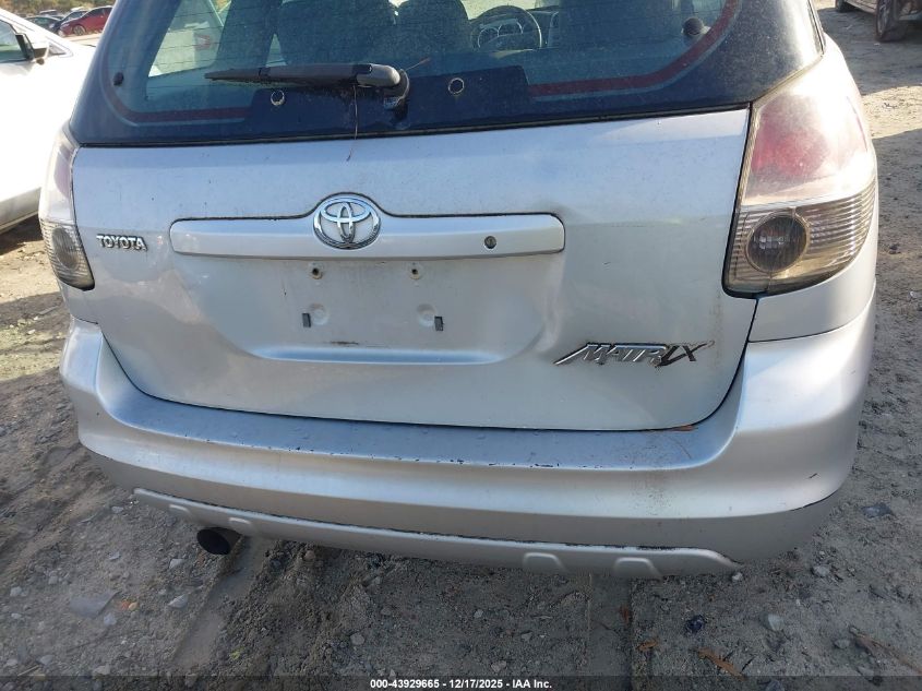 2005 Toyota Matrix VIN: 2T1KR32E15C342742 Lot: 43929665