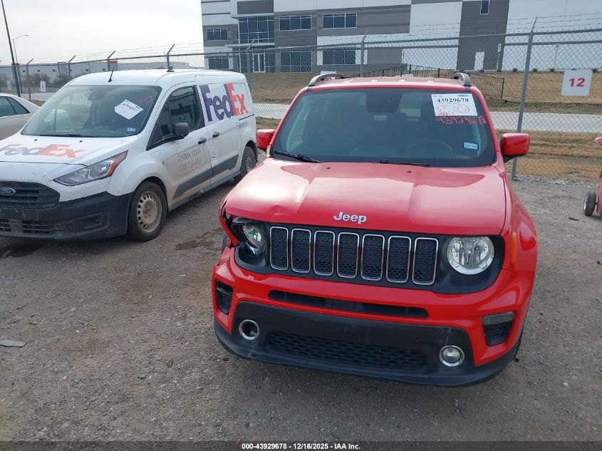 2019 Jeep Renegade Latitude Fwd VIN: ZACNJABBXKPK84920 Lot: 43929678