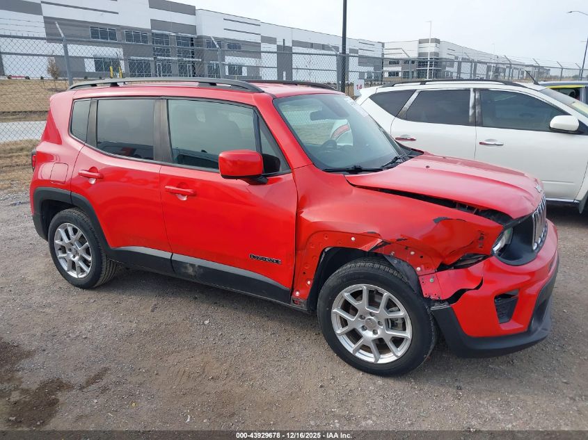 2019 Jeep Renegade Latitude Fwd VIN: ZACNJABBXKPK84920 Lot: 43929678