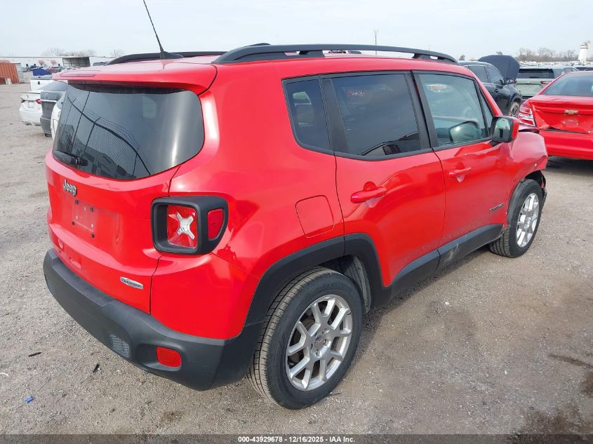 2019 Jeep Renegade Latitude Fwd VIN: ZACNJABBXKPK84920 Lot: 43929678