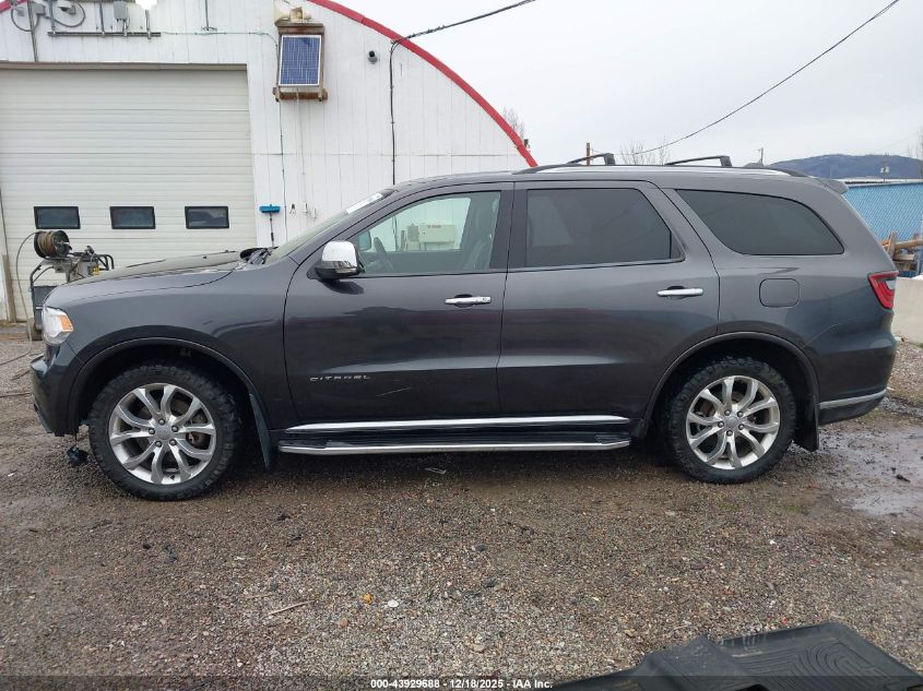 2016 Dodge Durango Citadel VIN: 1C4RDJEG0GC481836 Lot: 43929688