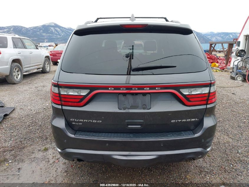 2016 Dodge Durango Citadel VIN: 1C4RDJEG0GC481836 Lot: 43929688