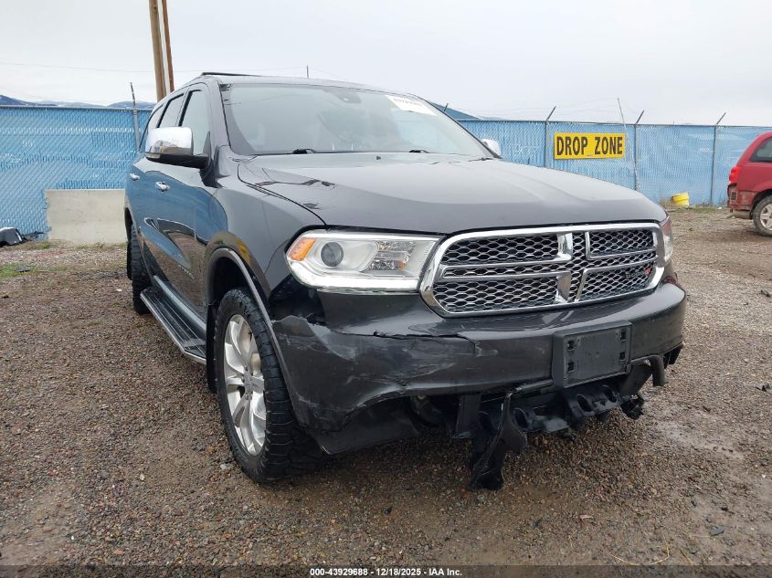 2016 Dodge Durango Citadel VIN: 1C4RDJEG0GC481836 Lot: 43929688