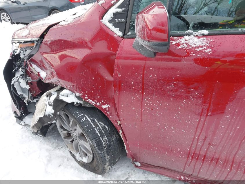 2022 Toyota Sienna Le VIN: 5TDBRKEC7NS086151 Lot: 43929694