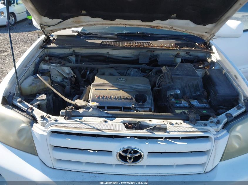 2004 Toyota Highlander V6 VIN: JTEEP21A740046608 Lot: 43929695