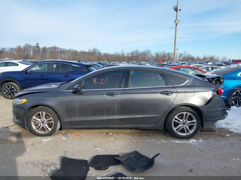 2018 Ford Fusion Se VIN: 3FA6P0HD7JR228212 Lot: 43929697