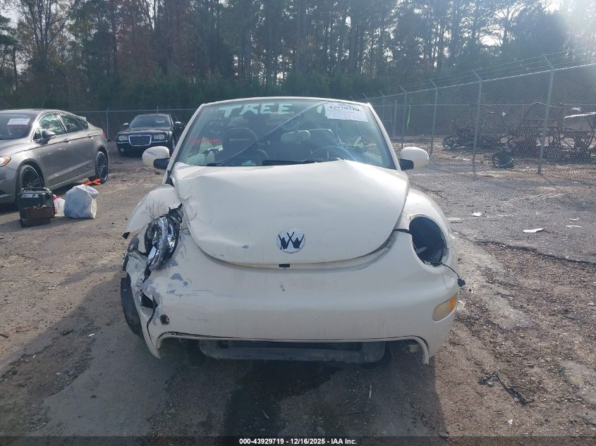 2003 Volkswagen New Beetle Gls VIN: 3VWCK21Y23M310074 Lot: 43929719