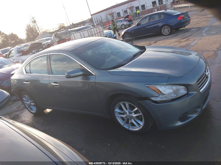 2009 Nissan Maxima 3.5 S VIN: 1N4AA51E69C840598 Lot: 43929772