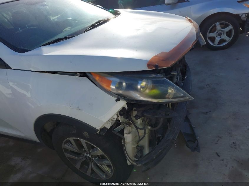 2016 Kia Sportage Lx VIN: KNDPB3AC1G7822472 Lot: 43929788