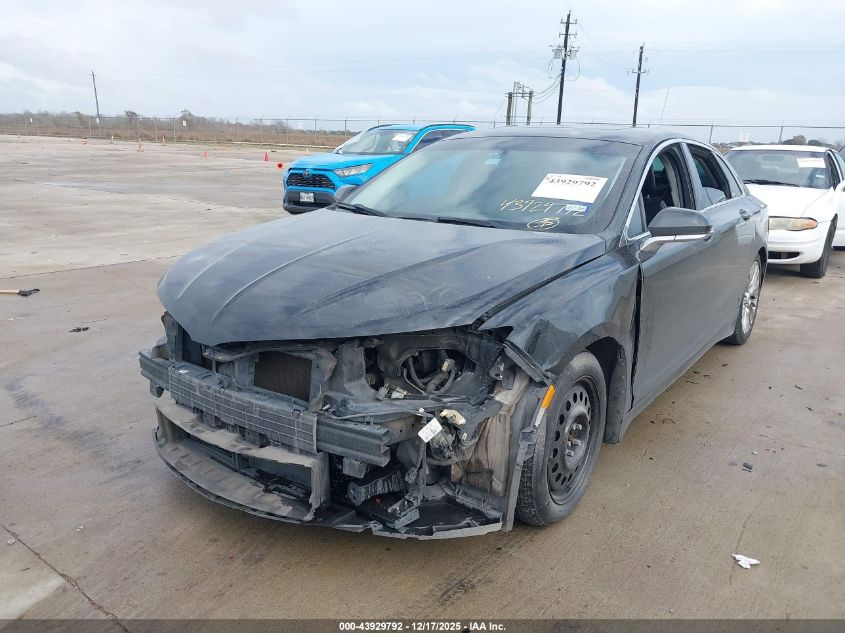 2014 Lincoln Mkz VIN: 3LN6L2G9XER806626 Lot: 43929792